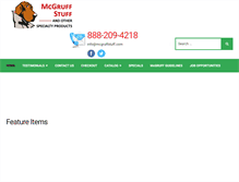 Tablet Screenshot of mcgruffstuff.com